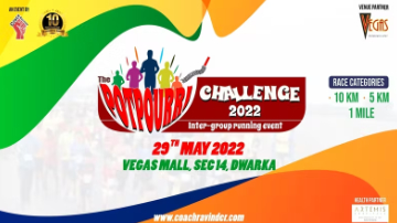 Potpourri Sprints Challenge 2022, Coach Ravinder Gurugram