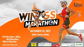 Wings Marathon, Coach Ravinder Gurugram