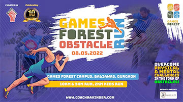 Games Forest Obstacle Run 2022, Coach Ravinder Gurugram