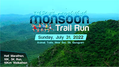 Monsoon Trail Run, Coach Ravinder Gurugram