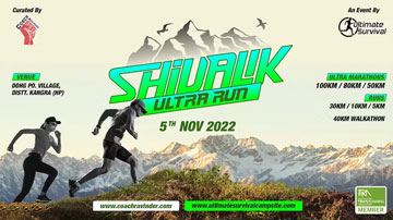 Shivalik Ultra Run 2022, Coach Ravinder Gurugram