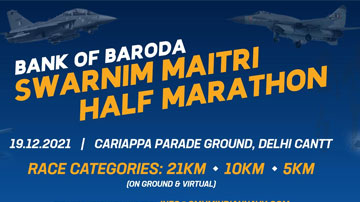 Swarnim Maitri Half Marathon 2021, Coach Ravinder Gurugram