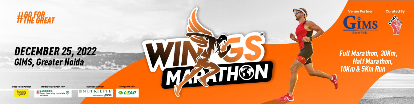 Wings Marathon, India's first and only single loop flat course full marathon