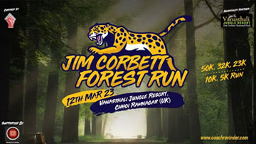 Jim Corbett Forest Run 2023, Coach Ravinder Gurugram