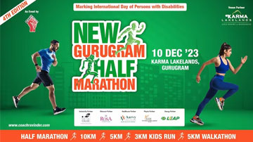 New Gurugram Half Marathon 2023, Coach Ravinder Gurugram