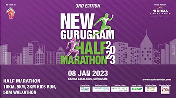 New Gurugram Half Marathon 2023, Coach Ravinder Gurugram