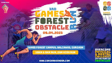 Games Forest Obstacle Run 2023, Coach Ravinder Gurugram