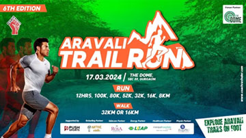 Aravali Trail Run, Coach Ravinder Gurugram
