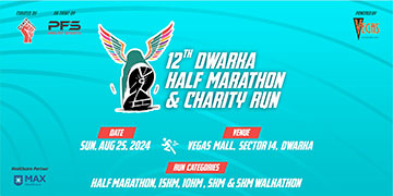 Dwarka Half Marathon & Charity Run 2024, Coach Ravinder Gurugram