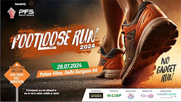 Footloose Run 2024, Coach Ravinder Gurugram