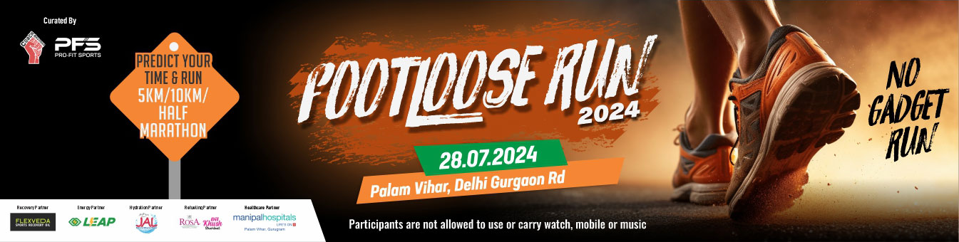 Footloose Run 2024, Coach Ravinder Gurugram