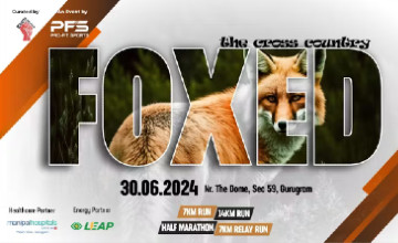 Foxed Cross Country Run 2024, Coach Ravinder Gurugram