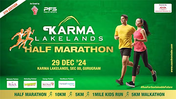 Karma Lakelands Half Marathon, Coach Ravinder Gurugram