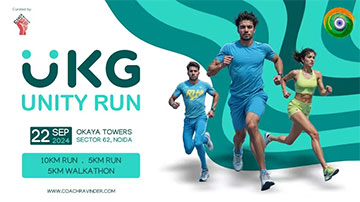 UKG Unity Run 2024, Coach Ravinder Gurugram