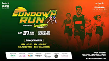 Sundown Run 2025, Coach Ravinder Gurugram