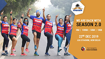 Born2Run 2019 (21K, 10K, 5K Run), Coach Ravinder Gurugram