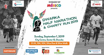 Dwarka Half Marathon & Charity Run 2019, Coach Ravinder Gurugram