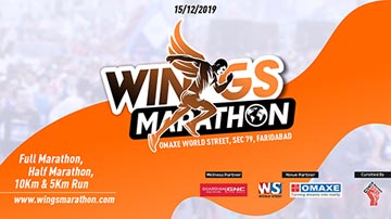 Wings Marathon (42.2K, 21.1K, 10K & 5Km Run), Coach Ravinder Gurugram